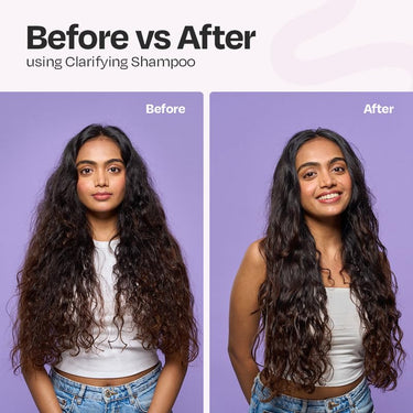 MANETAIN Clarifying Shampoo 100ml for Curly Hair | Sulphate & Paraben Free | Exfoliating & Non-Drying Formula with Fruit-Based AHAs for Curly, Frizzy, and Oily Hair | Safe for All Hair Types